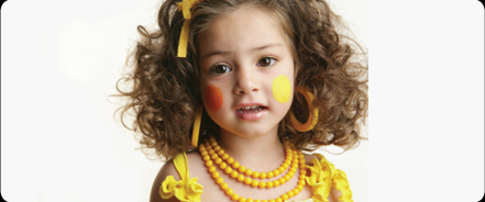 Happy child learning at Montessori school